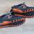New Balance 410v8 gray / orange trail running shoes _ size 8 3 thumbnail