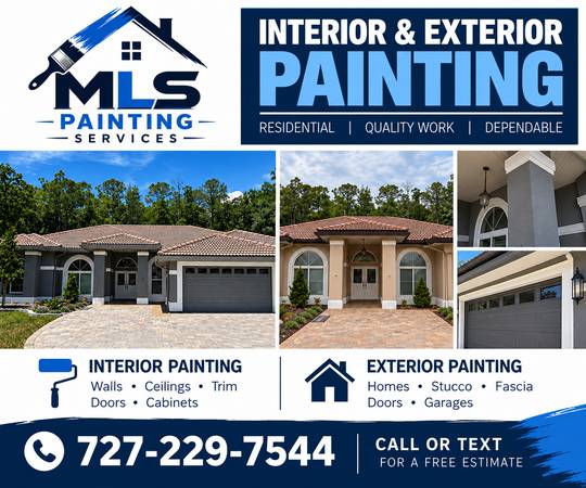 House Painters – Interior & Exterior Painting | Pinellas County 1