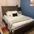 Living Spaces Queen Bed Frame, Mattress, & box spring must go! 1 thumbnail
