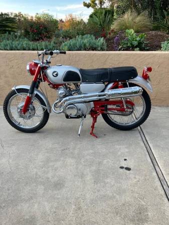 1963 Honda CL72 and 1966 Honda CL160