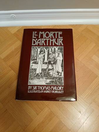 LE MORTE D'ARTHUR SIR THOMAS MALORY AUBREY BEARDSLEY HARDCOVER 1