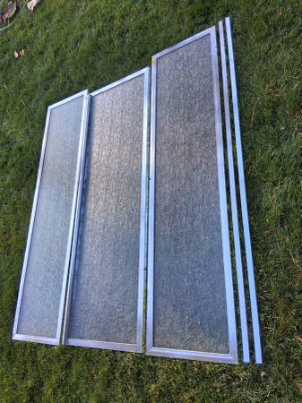 Neo Angle Shower Door Assembly 1