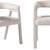Dining Chairs - (Set 2) BOUCLE - Ivory - BRAND NEW 2 thumbnail