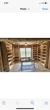 Tablas de pino blanco con borde vivo para estantes de libros - $1 (Dawsonville)63470456136323123