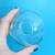 Pair of Clear Glass Propagation Vases (One Orb & One Shaped Like Swan) 4 thumbnail