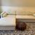 Crate and Barrel Aris chaise sectional sofa + rug and ottoman 1 thumbnail