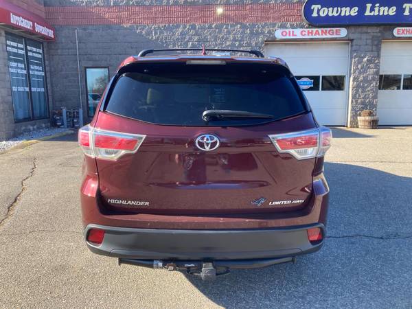 2015 Toyota Highlander Limited AWD – ROJO – ¡Financiamiento Fácil! - $500 (Lowell, Ma (Pago Inicial))63615830072067122