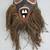 African Malindi Warega Zaire Tribal Folk Art Wooden Mask 3 thumbnail