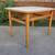 Mid Century Modern Birch Side Tables with White Laminate 2 thumbnail