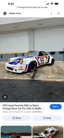 WANTED PORSCHE 911 TRACK CAR 1