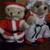 2 Vintage Avon Mr & Mrs Santa HOLIDAY Bears 12" CHRISTMAS 1 thumbnail