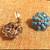 Blue clip on boutique earrings - new 4 thumbnail