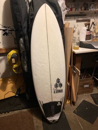 5’10” channel islands pod mod surfboard 1