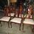 American Drew set of 6 mahogany upholstered dining chairs 2 thumbnail