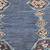 Handmade Handwoven Cotton Kilim Denim Rug Blue 4' x 6' 3 thumbnail