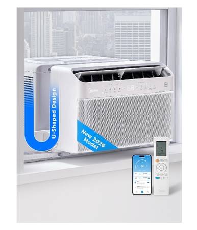 New Midea U shaped Air conditioner 12,000 btu 1