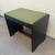 Art Deco Style Black Waterfall Vanity Bench with Green Seat 4 thumbnail