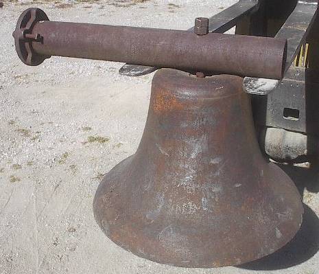 Cast institutional bell 28" X 18" 1