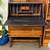 MAGNIFICENT ANTIQUE OAK DROP FRONT DESK AT CHARMAINES 2 thumbnail