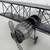 Vintage Pressed Steel Model Biplane Single Engine Airplane 21" Length 2 thumbnail