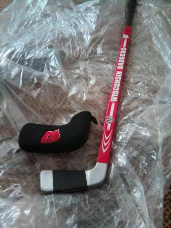 wisconsin badgers hockey stick putters 1