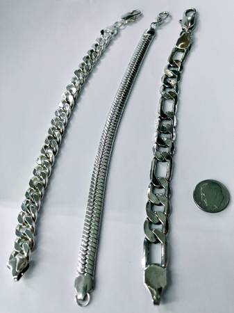 NEW Classic SOLID Sterling Silver Bracelets 1