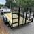 Solid Tandem Axle Bumper Pull Utility Trailer 3 thumbnail