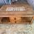 Rustic solid wood coffee table with tile inlay & storage drawers 1 thumbnail