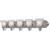 NEW Satin Nickel 5 Lamp Vanity Light Strip 2 thumbnail