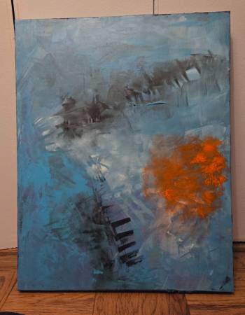 Abstract Original 22x28 1