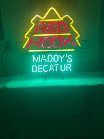 ....RED HOOK ALE NEON.....DECATUR 1