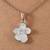 Beautiful Brand New Diamond Accent Petal Necklace (20") Rose Gold Plat 3 thumbnail