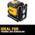 NEW Dewalt 40 ft. Red Self-Leveling Cross Line Laser Level with (2) AA 9 thumbnail