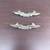 (2) United Airlines flight attendant pins 1 thumbnail