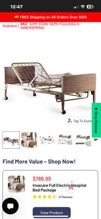 Electric hospice bed $100 1
