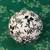 Black Floral Art Deco Ceramic Porcelain Ball 2 thumbnail