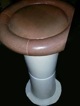 2 Yrjö Kukkapuro Saturnus Lacquered Fiberglass Stools Haimi Finland 1