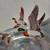Avon Chesapeake Collection Two 8 oz Mallard Ducks in Flight Glasses 2 thumbnail
