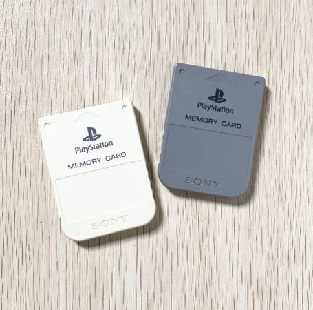 PlayStation 1 Original Memory Cards 1