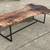 Walnut slab coffee table 2 thumbnail