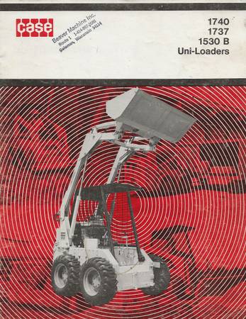 3 Older CASE Skid Steer Brochures 1
