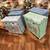 Twist Pedestals Hand Crafted Wood: Many Sizes, Colors SALE 21 thumbnail