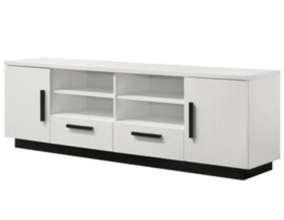 Matilda wide white TV stand 1