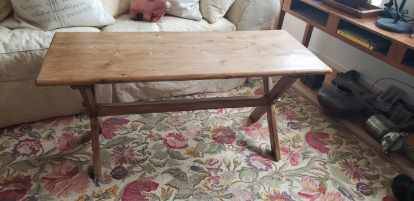 Pine Sawbuck Table 1