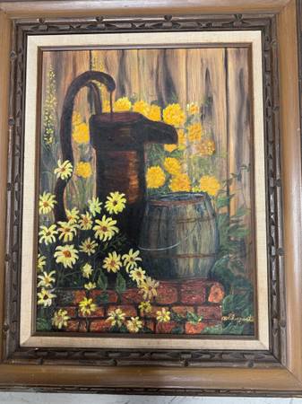 Old painting on canvas 1