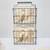 (2) sets - New  Wisteria Metal Basket Shelf pockets 2 thumbnail