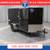 2025 Interstate 6 X 12 Victory VNose Enclosed Cargo Trailer Black 1 thumbnail