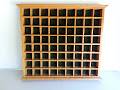 Wooden golf ball storage (72 balls) 1