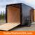 Southland 7 x 16 +2 V-Nose 7K Black Out Cargo Trailer w/Rear Ramp Door 1 thumbnail