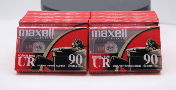 Maxell UR 90 Audio Cassettes (10) 1